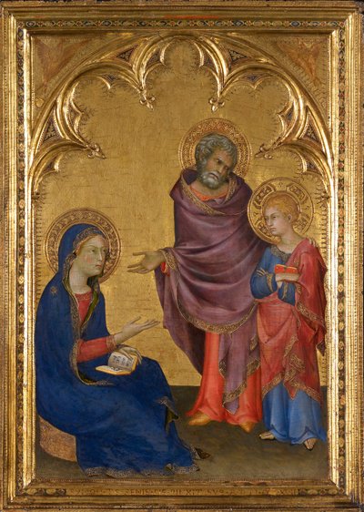 Christus im Tempel entdeckt von Simone Martini